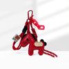 Bag Charm Leather Fashion Leather Pendant With Braided Rope Bag Gift All-purpose Bag Hanging Accessory