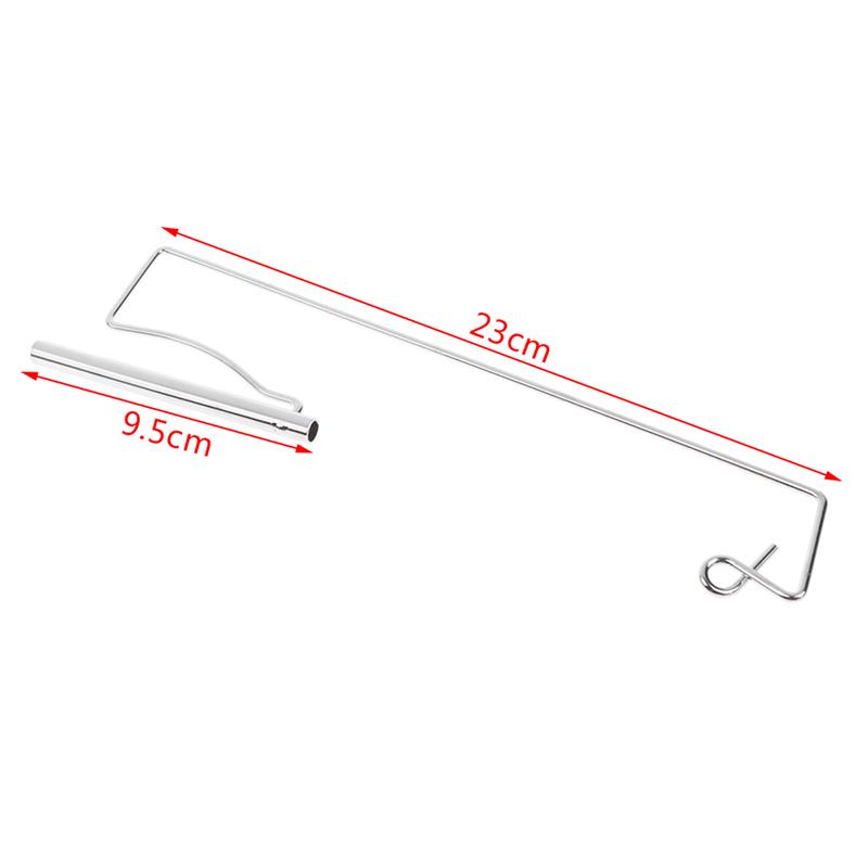 Old Sewing Machines Thread Stand Silver Metal Portable Accessory Wire Frame Part