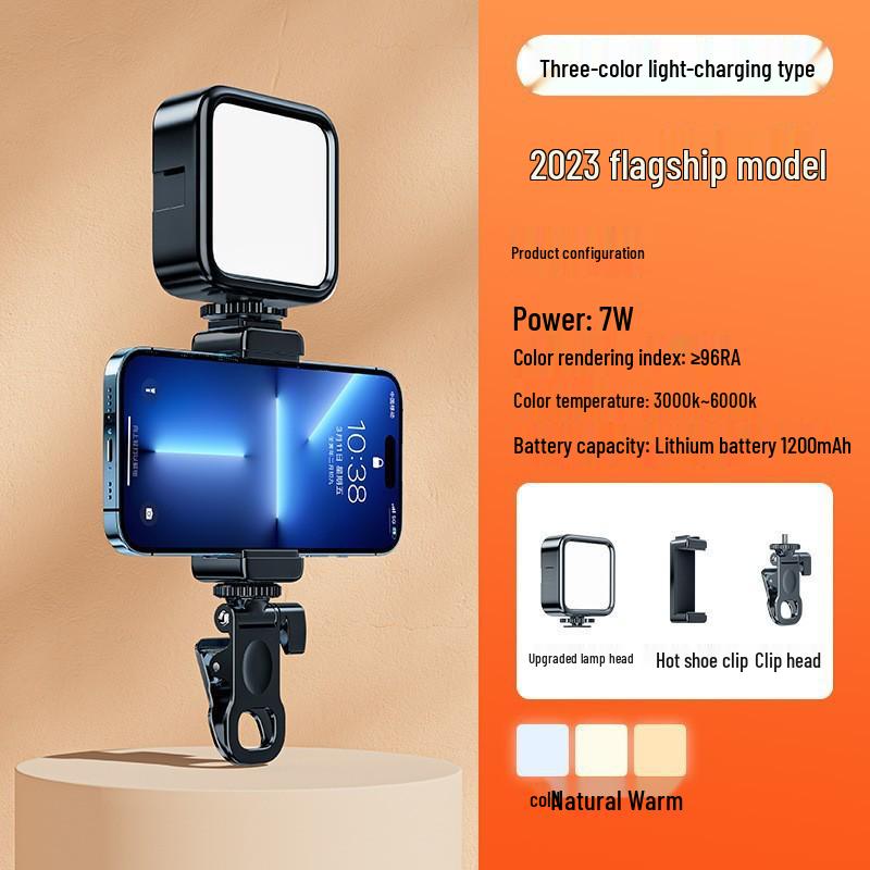 Portable LED Fill Light for Mobile Photography & Live Streaming
