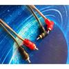 1/2/3/5m Car Pure Copper Audio Cable Subwoofer Amplifier Modification for Audio System 2RCA To 2RCA Wire Automotive Signal Cable