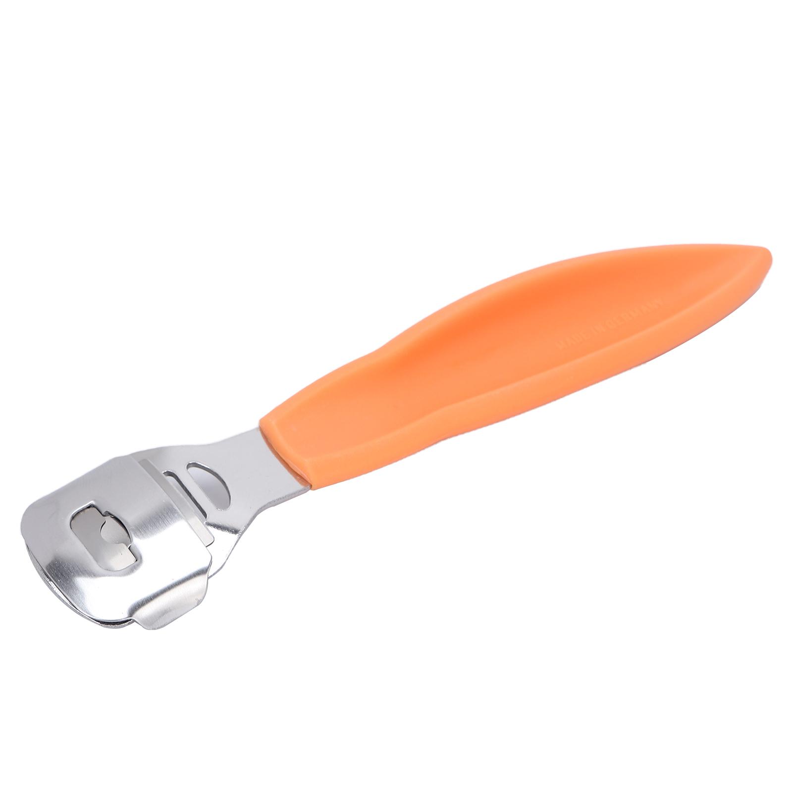 

Бритва для удаления мозолей из нержавеющей стали, строгальный станок для удаления мозолей и ороговевшей кожи, педикюрная пилка для ног, оранжевый оранжевый