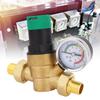 Vann trykkregulator Messing Nøyaktig Multifunksjonell   Filter Vann trykkregulator med