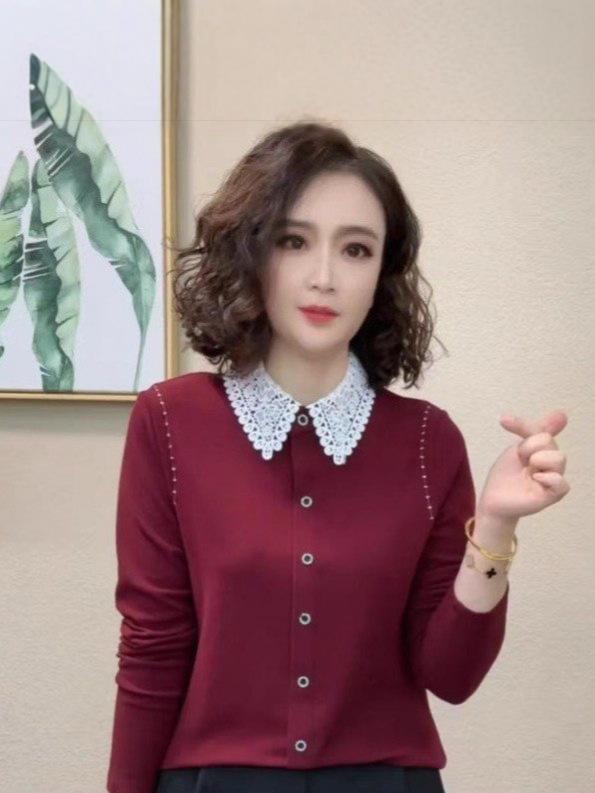 Women's Velvet Warm Long-Sleeve Slimming Base Layer Top