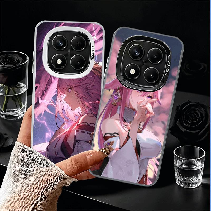 Genshin Impact Yae Miko Soft Phone Case for Xiaomi Redmi Note 13 14 15 Pro Plus 12S 12 11S 11 11T 10S 10 Shockproof Cover Back S
