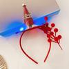 Christmas Hair Hoop Christmas Decoration 2025 Hairband Headband Glowing Hair Pins Christmas Gift for Girls Boys Navidad