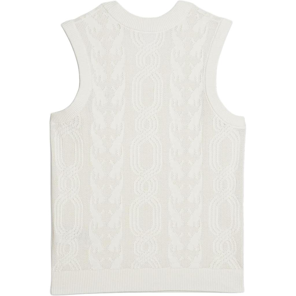 Puma X Palomo SS24 Logo Print Knit Vest Unisex Tops Warm-White 625559-65