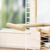 Interaction Mirror Perch Standing For Parrots Natural Wood Bird Rest Place for Pet Bird Entertainment Cage Accessories