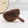 Retro Cat Eyes Foldable  New High-end Fashion-proof Sun Protection And Ultraviolet Narrow Frame Sunglasses gafas de sol