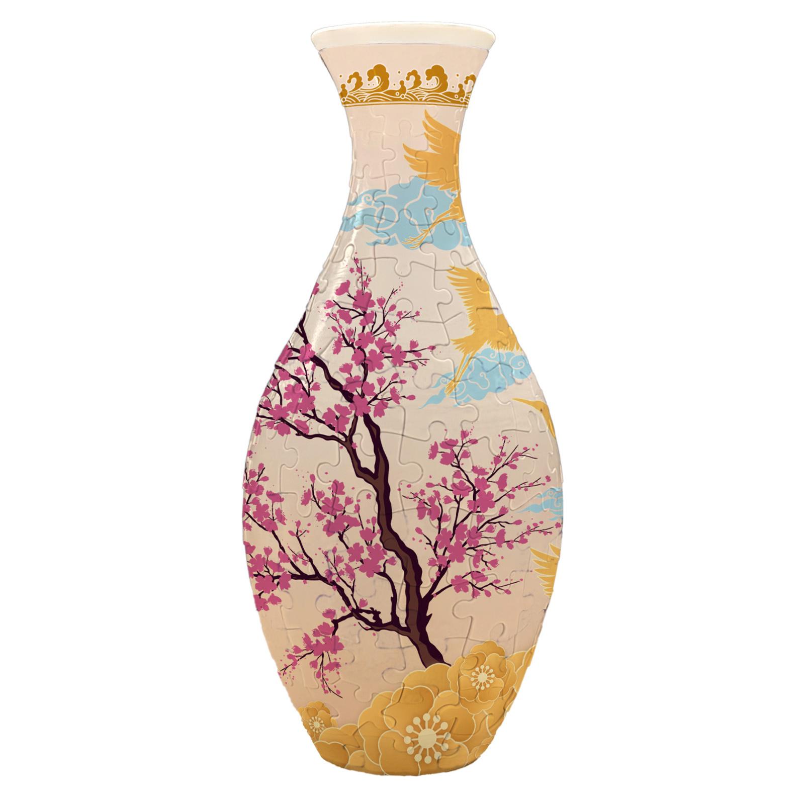 Creative Table Decoration Jigsaw Arts Puzzle Vase Challenge Decorative Puzzle Vase Flower Vase Home