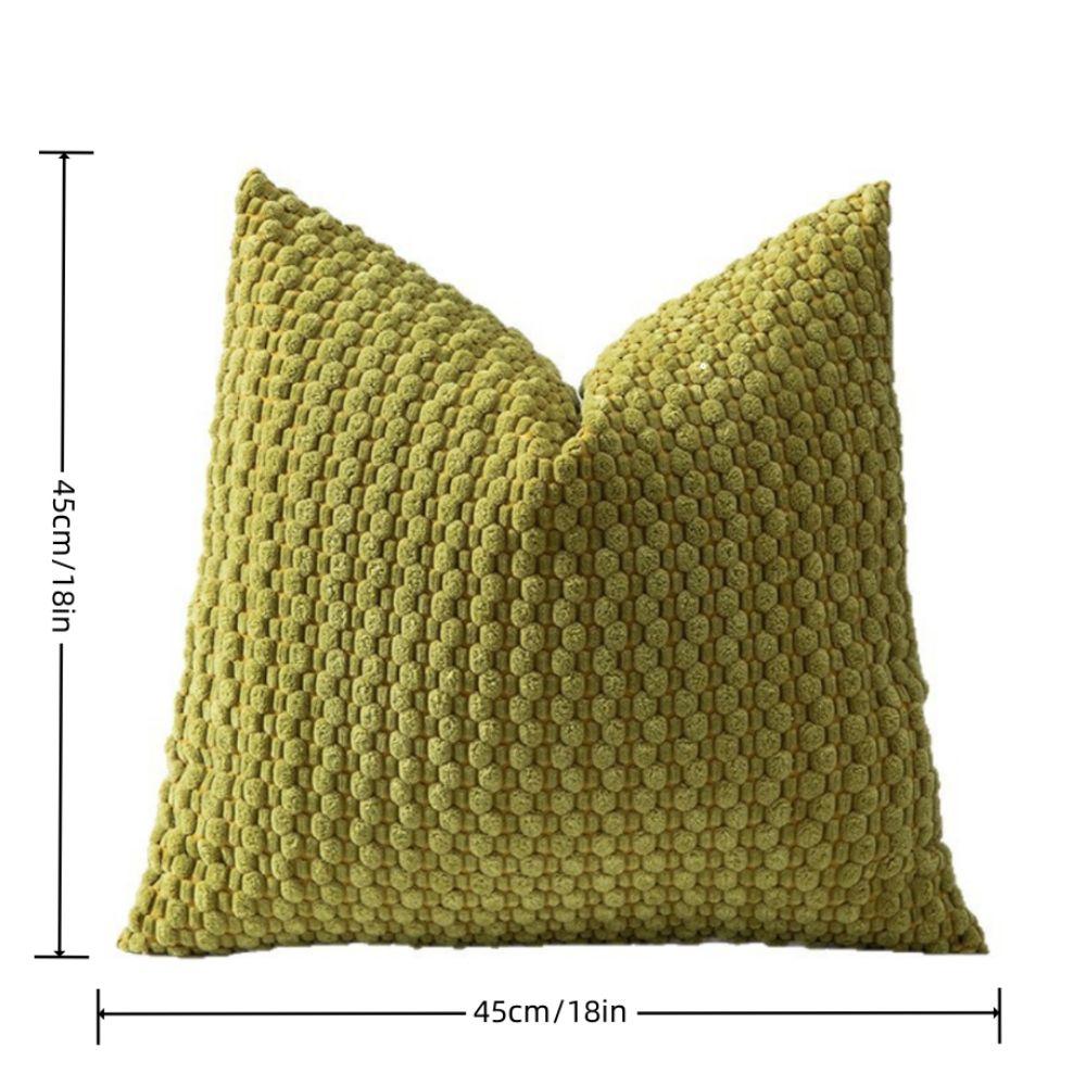 With Zipper Pillowcase Corduroy Plush Pillow Case Fashion Cushion Cases  Christmas Day