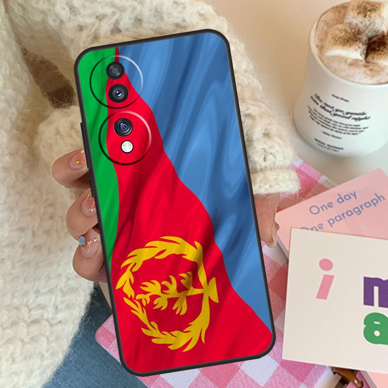 Eritrea Flag For Honor Magic 8 7 5 6 Pro Case For Honor 200 400 50 90 70 Lite X8c X8b X9a X9b X9c X9d Win