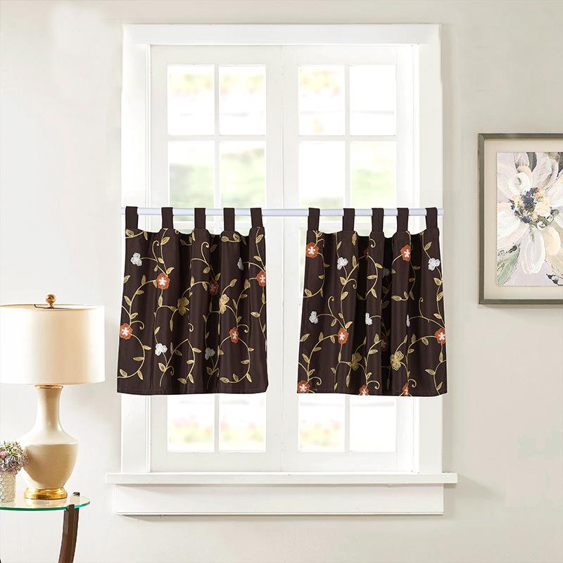 Japanese And Korean Style Curtains Hanging Curtains Kitchen Embroidered Curtains Finished Small Curtain Bay Window