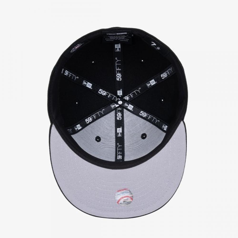 New Era Mlb La Dodgers Fitted Cap bLack Basic Outline