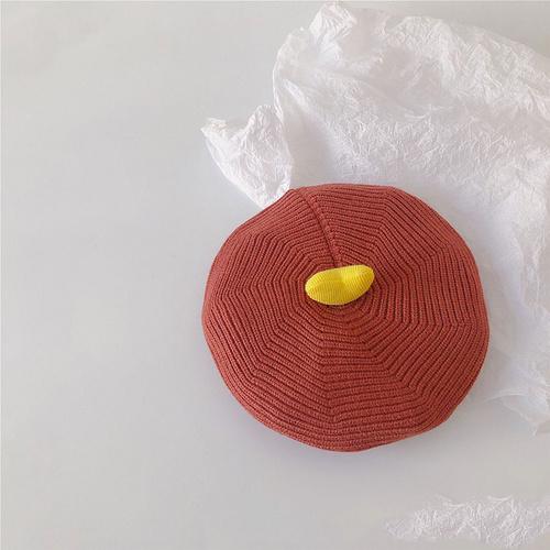 Baby hatt tjejer baby basker tjej nät röd spädbarn målare hatt söt super söt barn hatt