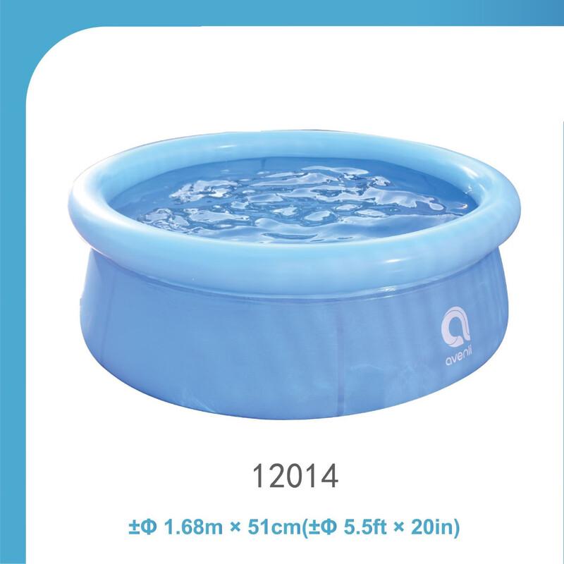 WEZHO Round Frame Swimming Pool with Ladder (2.4m X 63cm)