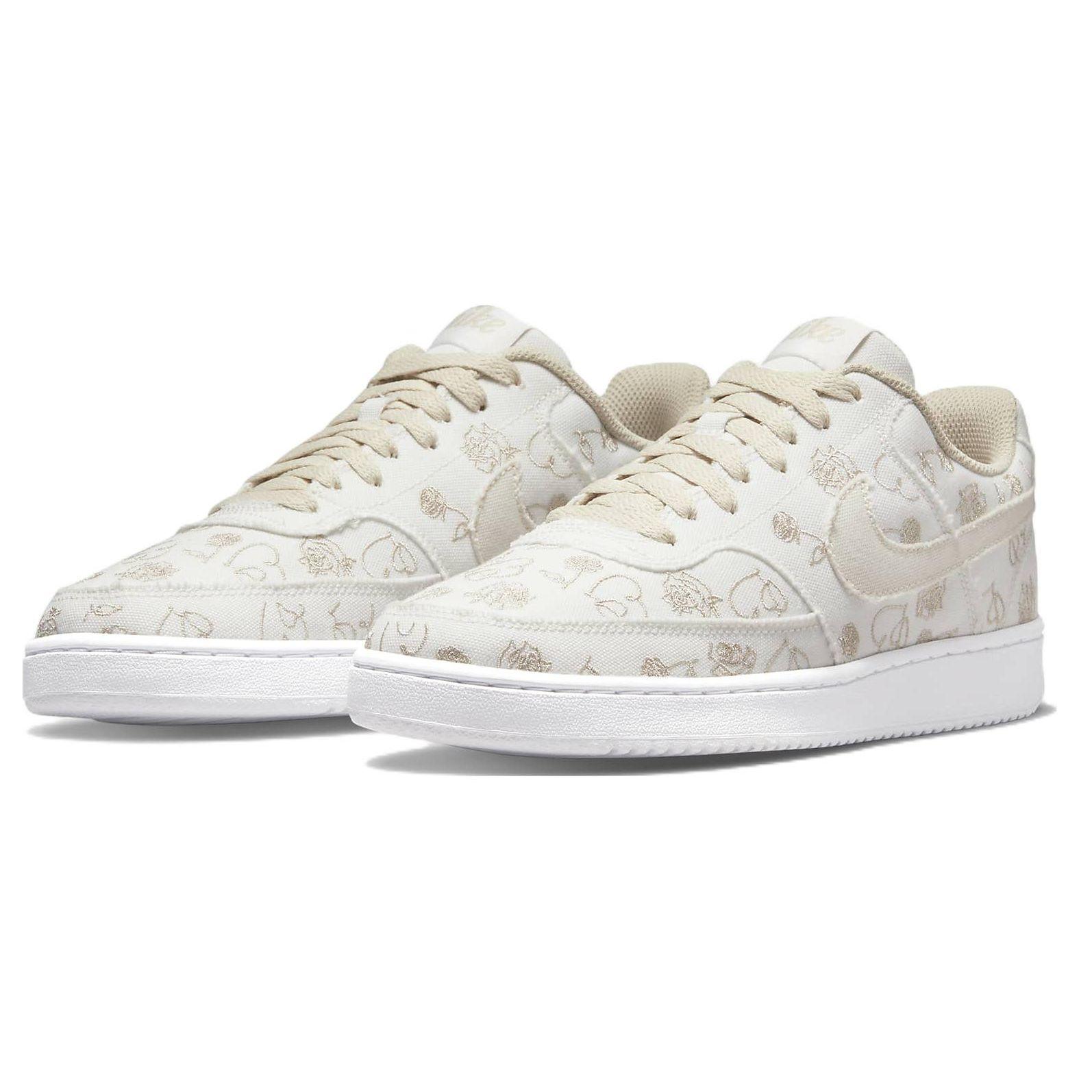 Женские кроссовки Nike Court Vision Low Valentines Day White Summit-White Rattan — фото 3