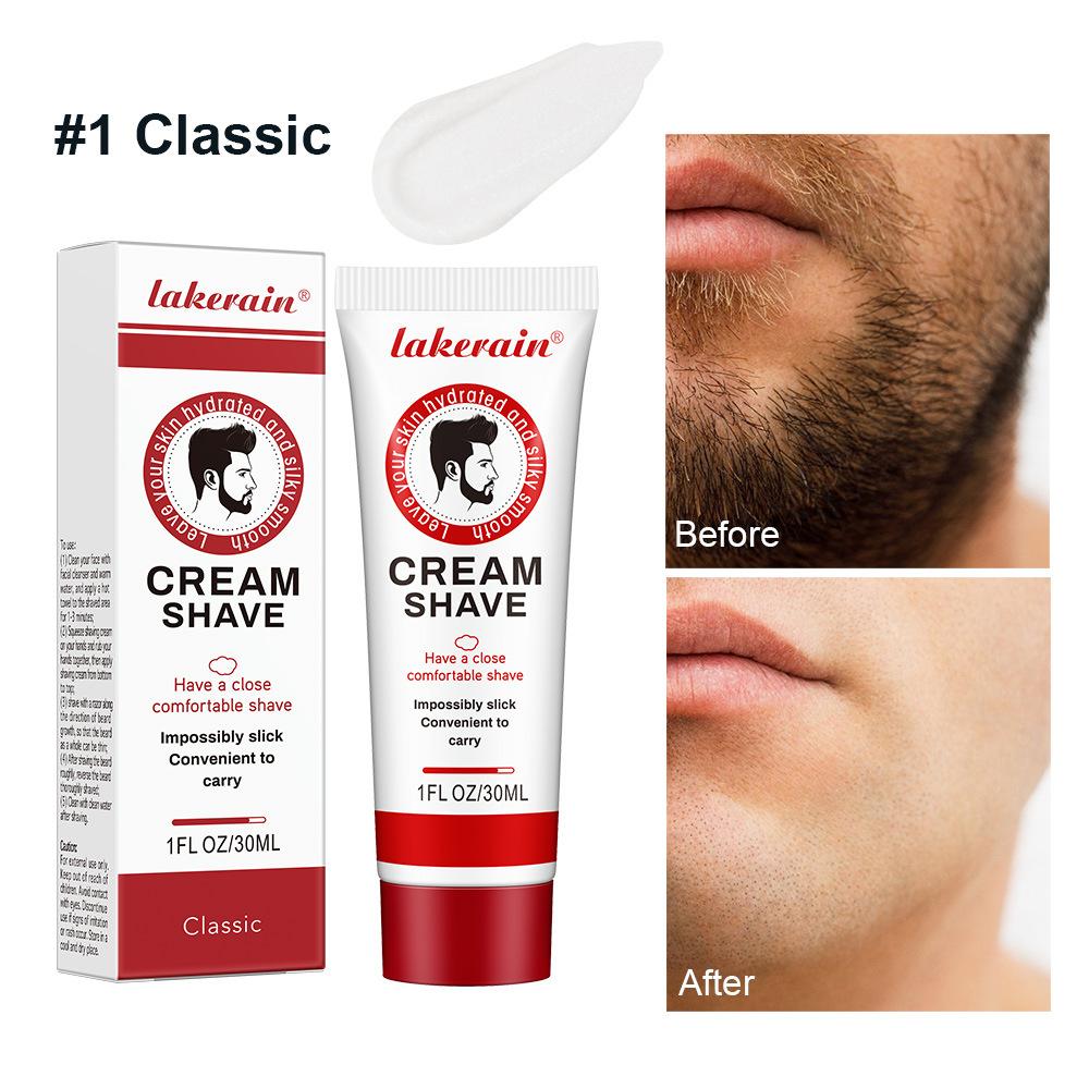 Mousse à raser hydratante et adoucissante pour hommes