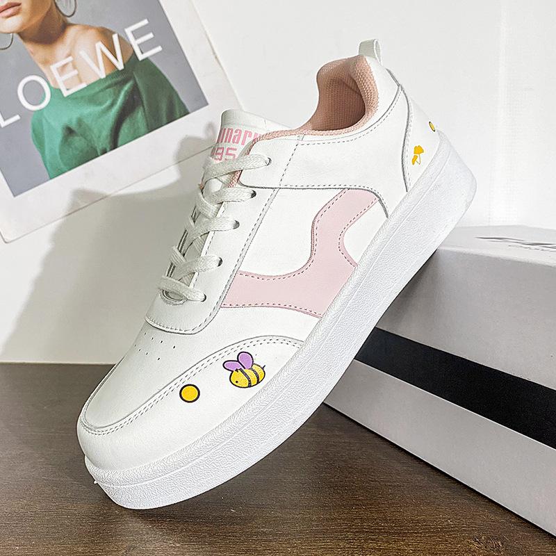 Little White Shoes Flat Casual 2025 New Korean Version Spring and Autumn Fashion Versatile Sports Shoes Comfortable Non-slip Light Mouth Women's Shoes