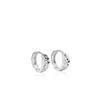 Round Car Flower Ear Buckle Female Personality Simple Sparkling Niche Versatile Ins Small Earrings Female