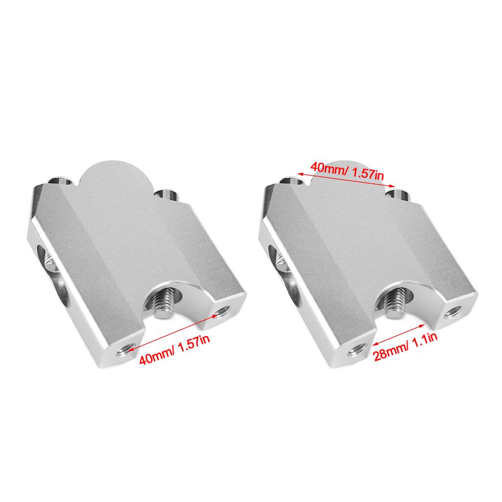 2pcs HandleBar Riser Mount Clamp Aluminum Alloy Replacement for   XT1200  Super Tenere 2010‑2014