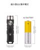 RovyVon Aurora A1-G4 EDC Keychain Flashlight, High Lumens, USB-C Rechargeable, 650 Lumens, 6500K Mini Keyring Torch, Pocket Size (Black)