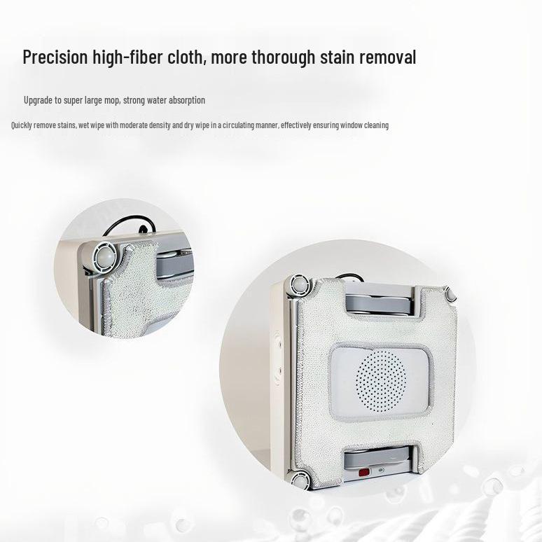 2025 Electric Glass Window Cleaning Robot with 4 Water Sprays - Automatic High-rise Household Tool