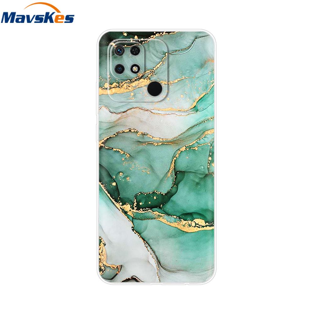 For Redmi 10C Case Clear Heart Flower Soft Silicon Phone Cover For Xiaomi Redmi 10C Coque redmi10C 10 C Fundas Bumper Shockproof