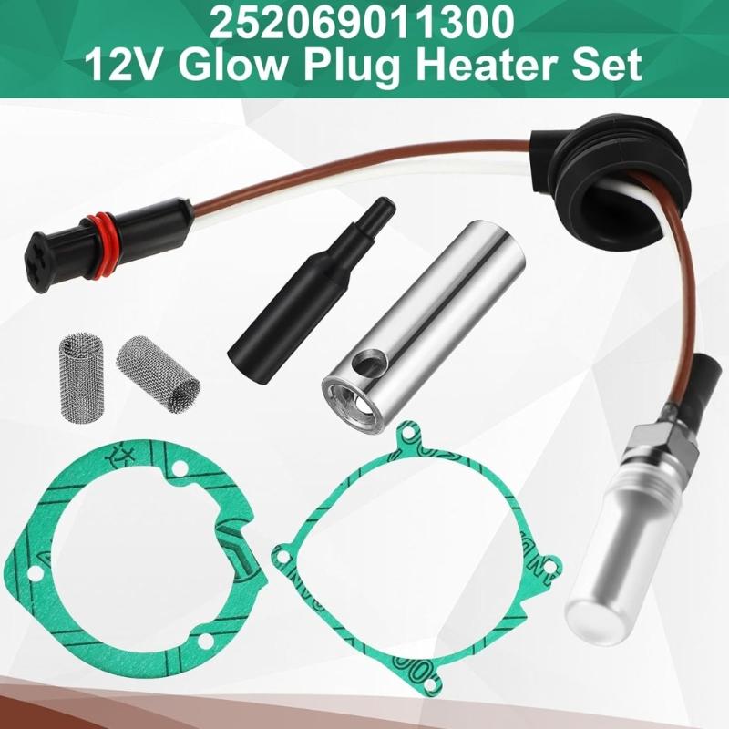Glow Plug Repair Kit for D4 Fuel Metering Pump Heater Glow Plug Repair Parking Heater Maintenance Easy Installation
