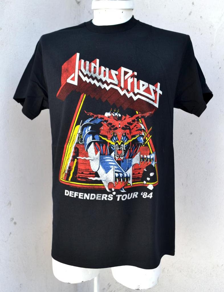 Vintage Heavy Metal Music Band Judas Priest Shirt Woman Man Summer Fashion Casual Cotton Graphic T Shirts Streetwear Tops Tee