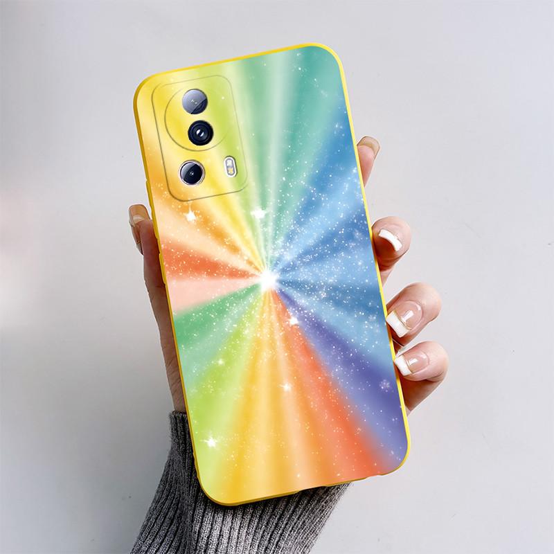 For Xiaomi 13 Lite Civi2 Phone Case Cute Cartoon Cat Fox Soft Silicone Bumper Cover For Xiaomi13 Lite Xiaomi Civi 2 Fundas Shell