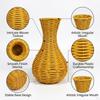 Woven Flower Vase Boho Tabletop Lightweight Plant Holder Floral Arrangement for Indoor Desktop