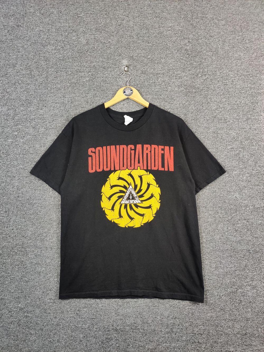 Soundgarden Badmotofinger Band Tour Black Unisex Tshirt Reprint S5XL KH6636 XL