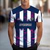Summer Comfortable Fashionable Men's T-shirt Colorful Fun Printing Soft Comfortable Breathable Round Neck Short Sleeved T-shirt