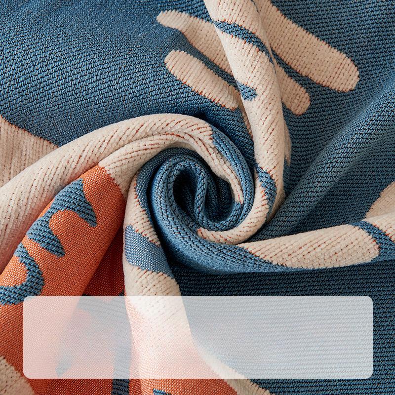 Chenille Sofa Towel Four Seasons All-Inclusive Sofa Cover Dust Cover Living Room Straight Row Sofa One Piece Cover Cloth