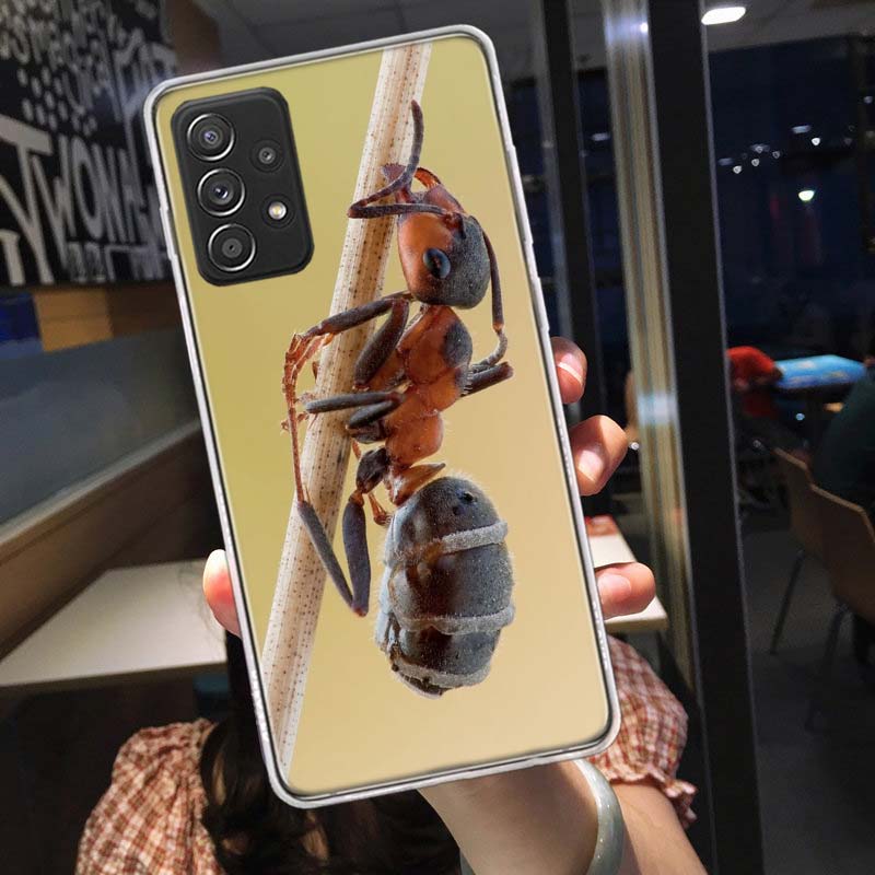 Red Fire Ants, Worker Ants Phone Case for Samsung A54 A57 A37 A17 A14 A15 A12 A24 A34 A55 A35 A25 A52S A07 A05S A04S A22 A32 A72
