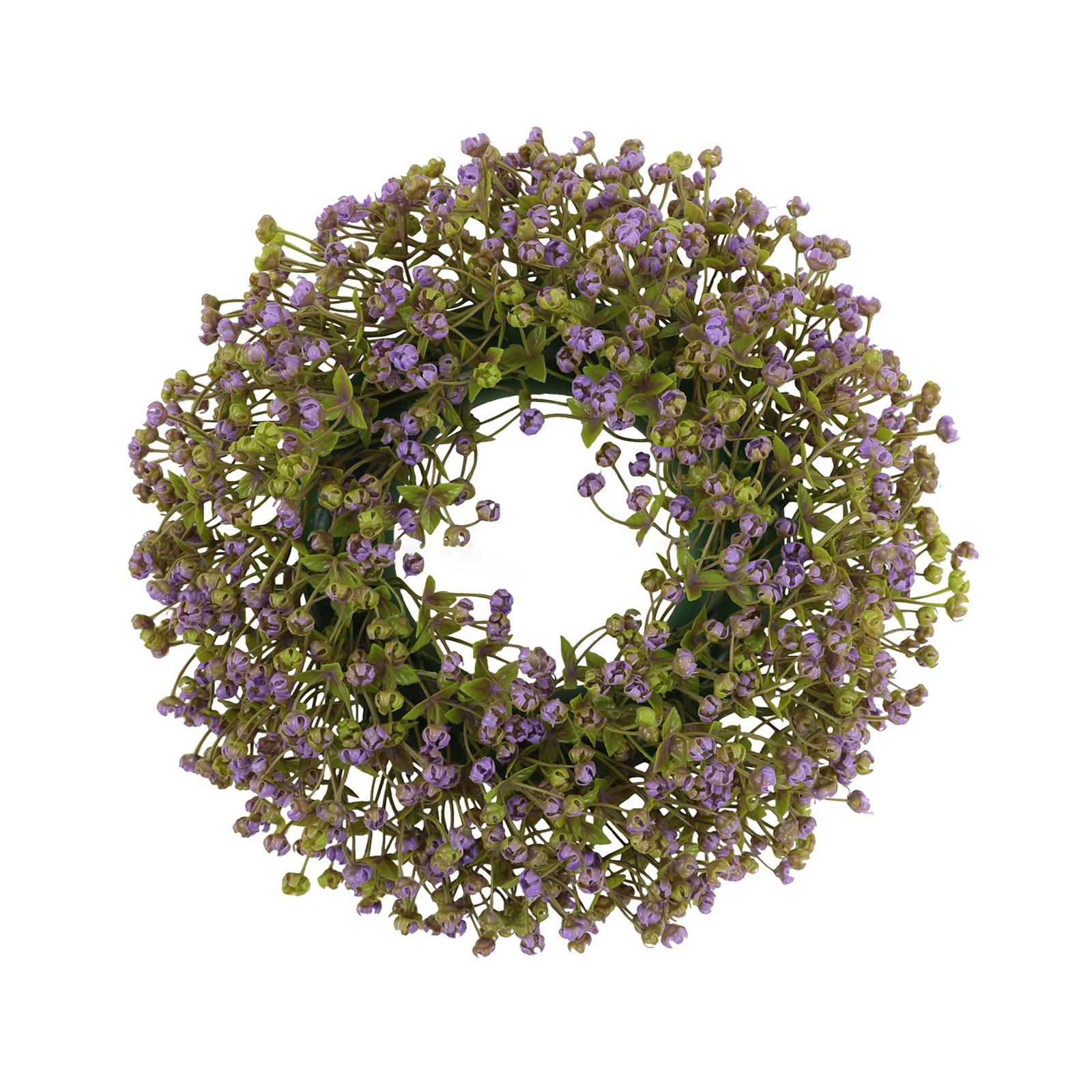 

Front Door Wreath Lifelike Spring Summer Wreath Artificial Wreath Hanging Garland for Farmhouse Wall Party Wedding Decoration