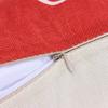1/2pcs Terylene Throw Pillow Covers Red 12*20 Inch Christmas Decorated Pillowcase Decorative Throw Pillow Cover Sofa