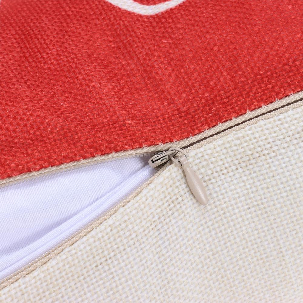 1/2pcs Terylene Throw Pillow Covers Red 12*20 Inch Christmas Decorated Pillowcase Decorative Throw Pillow Cover Sofa