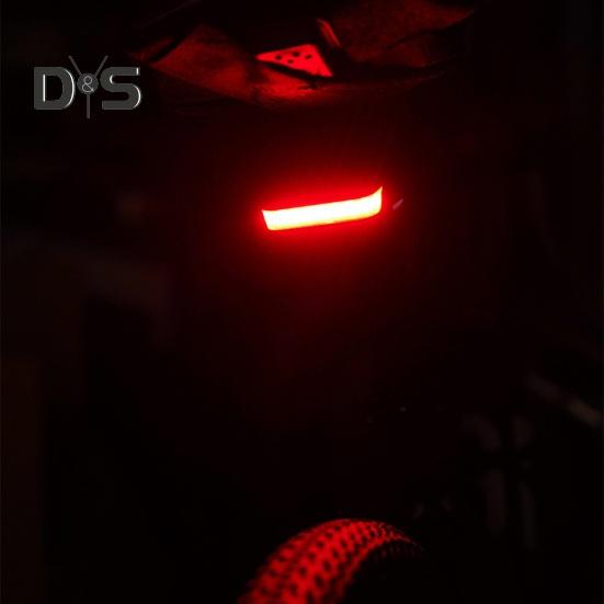 Solar Bicycle Tail Light Adjustable Rechargeable MTB Road Mountain Bike Lamp Waterproof 30LM Night Riding Bike Warning Rear Lamp