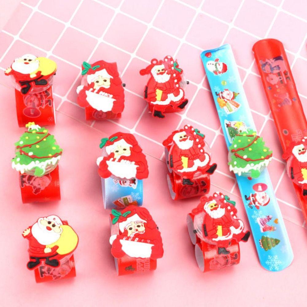 Christmas Christmas Clap Circle Plastic LED Christmas Bracelet Christmas Toys Hand Ring Christmas