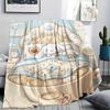 1 Stück Cinnamoroll-Print Flanelldecke, Hohe Qualität für alle Jahreszeiten, Heimdekoration, Wärme und Komfort, Perfekt für Weihnachtsgeschenke