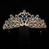 European Luxury Bridal Crown: Colorful Crystal Wedding & Birthday Princess Headdress Hair Accessory