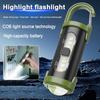 Rechargeable Keychain Flashlights,EDC COB Work Light Torch Ultra Bright Flashlight,Portable Lantern For Searching Hiking