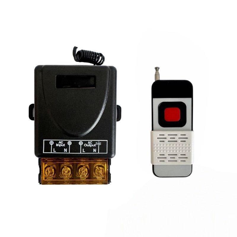 High Power 220V Wireless Remote Control Switch for Water Pumps, Irrigation, Fans, Smoke Extractors, and Sprayers.