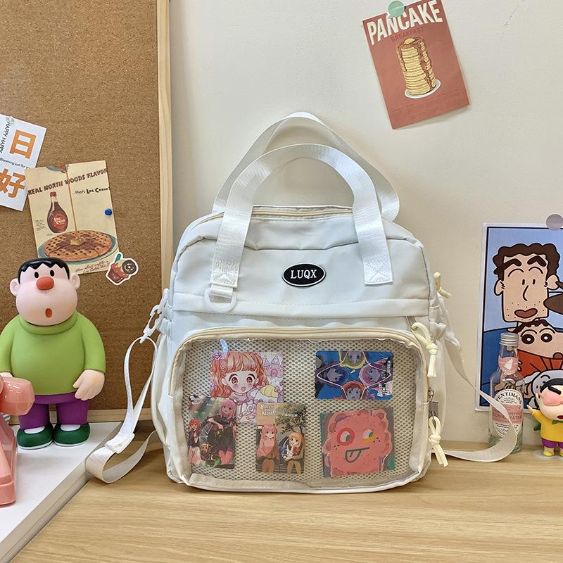 Versatile Large Capacity Pain Bag College Style Soft Girl School Bag Cute Casual Versatile Shoulder Backpack Women