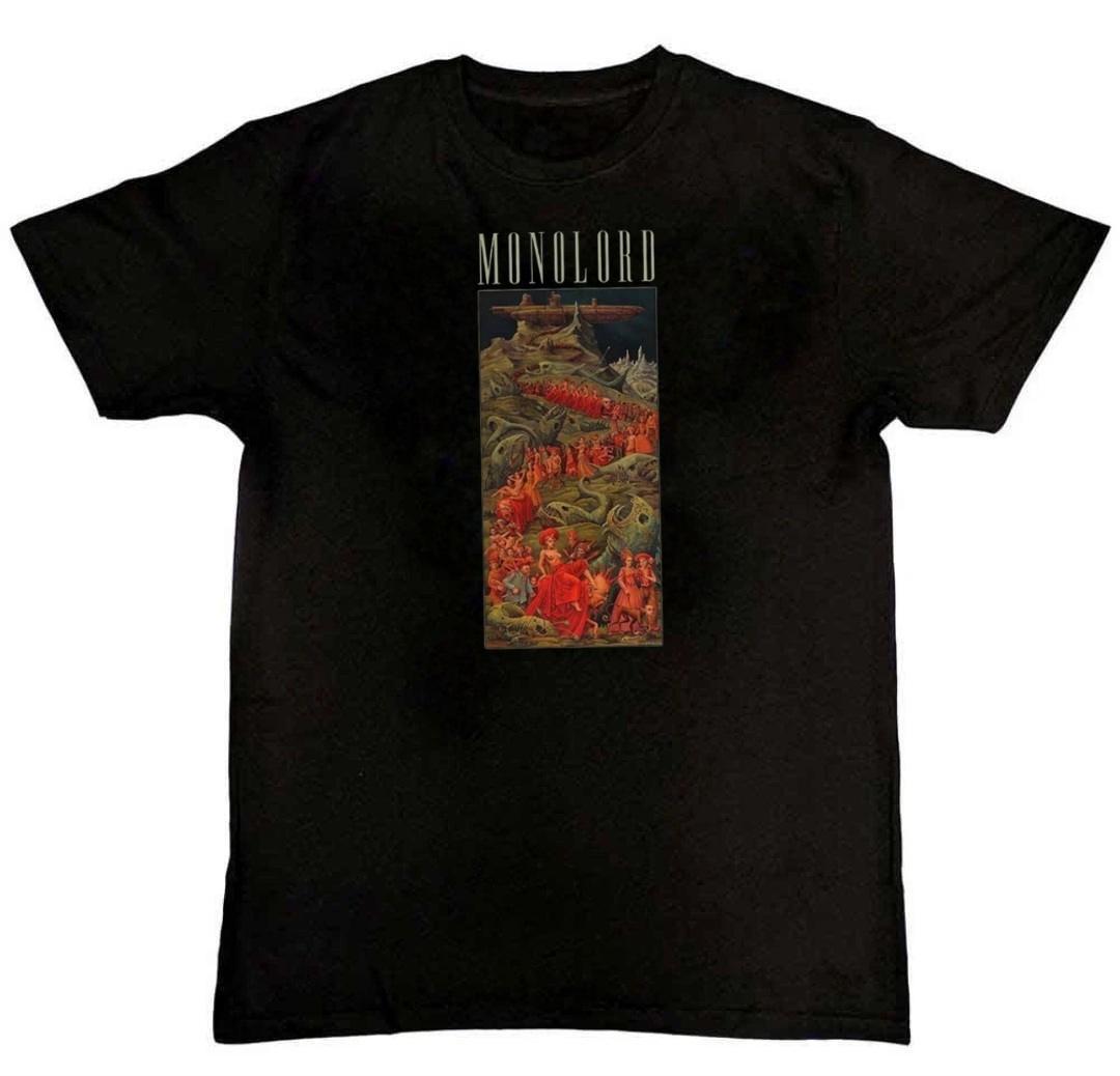 Monolord band black VTG Graphic Print Mens T-Shirt S