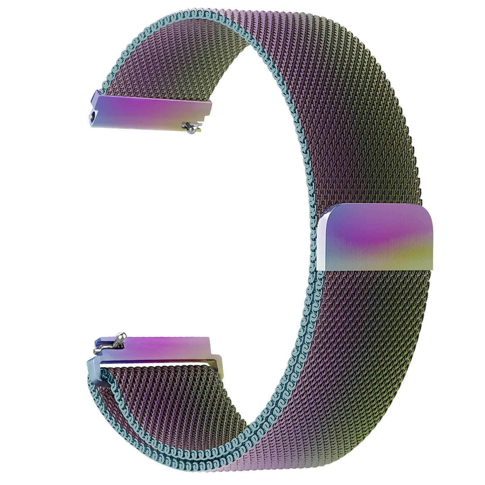 

Ремешок из миланской сетки из нержавеющей стали для часов Huawei GT3 и Samsung, универсальная посадка 20/22 мм 20mm