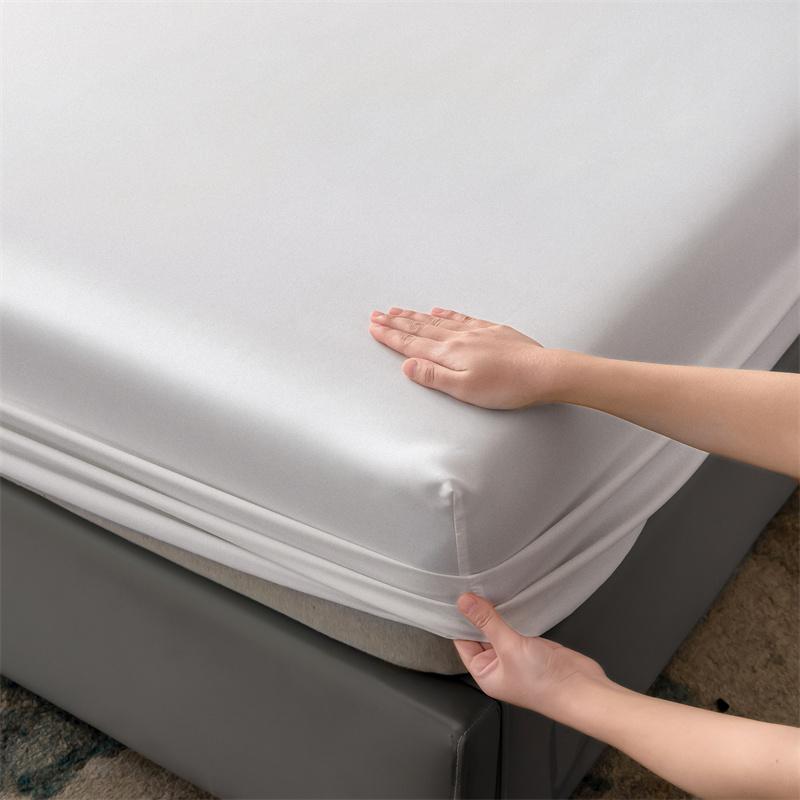 Summer Waterproof Elastic Fitted Sheet Couple Single Double Bed Mattresses Cover Bedspread on The Euro Bed Linens 90 150 160x200