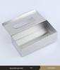 Stainless Steel Wall-Mounted Tissue Box for Hotel, Coffee Table, Restaurant, or Bathroom - Multi-Functional Pull-Out Design