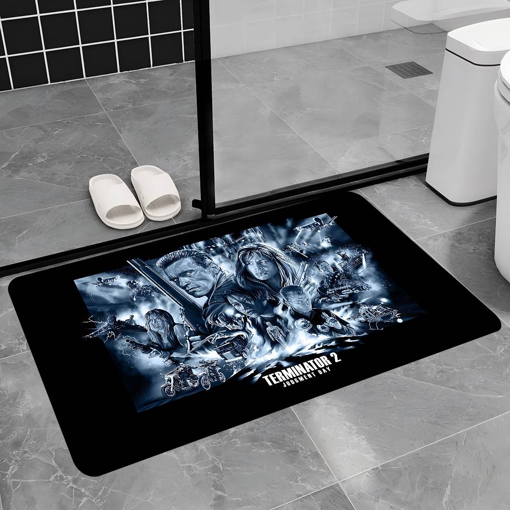 Sci Fi Movie The Terminator Kitchen Mat Cheaper Anti-slip Modern Living Room Balcony Printed Modern Home Decor